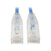EATON TRIPP LITE SERIES CONNECTIVIT N201-S10-BL 10FT CAT6 BLUE SNAGLESS UTP RJ45 MOLDED SLIM GIGABIT PATCH CABL