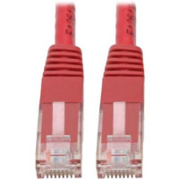 EATON TRIPP LITE SERIES CONNECTIVIT N200-001-RD 1FT CAT6 CAT5E PATCH CABLE RJ45 GIGABIT MOLDED M/M 550MHZ RED