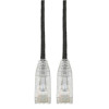 Eaton N201-S06-BK 6FT CAT6 BLK SNAGLESS UTP RJ45 MOLDED SLIM GIGABIT PATCH CABLE