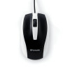 Verbatim Bravo Corded Notebook Optical Mouse White