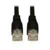 Eaton N262-025-BK 25FT CAT6A BLACK SNAGLESS SHIELDED STP POE M/M PATCH CABLE