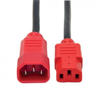 Eaton P004-004-RD POWER CORD - C13 - FEMALE LEFT GENDER - C14 - MALE RIGHT GENDER - 4FEET LENGTH -