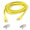 Belkin A3L980-04-YLW-S PATCH CABLE - MALE LEFT GENDER - MALE RIGHT GENDER - RJ-45 RIGHT CONNECTOR - RJ-