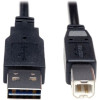 Eaton UR022-006 6FT REVERSIBLE USB CABLE M/M USB 2.0 HI-SPEED UNIVERSAL A/B