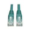 Eaton N201-002-GN 2FT CAT6 PATCH CABLE M/M GREEN GIGABIT MOLDED SNAGLESS PVC RJ45