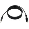 EATON TRIPP LITE SERIES CONNECTIVIT P318-006-MF 6IN MINI STEREO AUDIO EXT CABLE 4 POS TRRS FOR HEADSET 3.5MM M/F