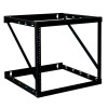 Tripp Lite 12U Smartrack Heavy Duty Flat Pack Low Profile Switch Depth Wall Mount 2 Post Open Frame Rack