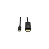 Rocstor Y10C167-B1 PREMIUM 6FT (1.8M) USB-C TO DISPLAYPORT CONVERTER CABLE M/M - SUPPORTS UP TO 4K