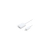 4xem 4XLIGHTNINGMF 1M 3FT 8PIN LIGHTNING MALE TO FEMALE EXTENSION CABLE WHITE