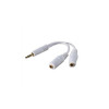 Belkin F8V234-WHT 6IN Y SPLITTER MINI STEREO PLUG/2 MINI STEREO JACK ROHS