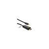 Qvs MDPH-03BK 3FT MINI DISPPORT/THUNDERBOLT TO HDMI DIGITAL VIDEO BLACK CABLE