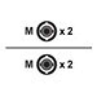 Axiom STST10GA-10M-AX AXIOM ST/ST 10G MULTIMODE DUPLEX OM3 50/125 FIBER OPTIC CABLE 10M