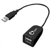 Siig JU-H20011-S1 COMPACT 2-PORT USB 2.0 HUB - 480 MBPS - EXTERNAL