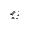 Addon USB2NIC ADDON 20.00CM (8.00IN) USB 2.0 (A) MALE TO RJ-45 FEMALE BLACK ADAPTER CABLE