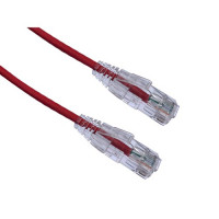 Axiom C6BFSB-R12-AX AXIOM 12FT CAT6 BENDNFLEX ULTRA-THIN SNAGLESS PATCH CABLE 550MHZ (RED)