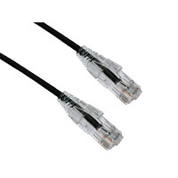 Axiom C6ABFSB-K60-AX AXIOM 60FT CAT6A BENDNFLEX ULTRA-THIN SNAGLESS PATCH CABLE 650MHZ (BLACK)
