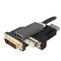 Addon DISPORT2HDMIMM10F ADDON 10FT DISPLAYPORT MALE TO HDMI MALE BLACK CABLE (REQUIRES DP++)