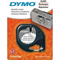 Dymo 91338 1/2INCH (12 MM) METALLIC LETRATAG TAPE