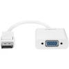 Rocstor Y10A102-W1 DISPLAYPORT TO VGA ADAPTER M/F WHITE