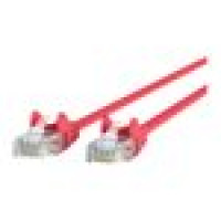 Belkin A3L980B14-RED-S PATCH CABLE - RJ-45 (M) - RJ-45 (M) - 14 FT - UTP - ( CAT 6 ) - RED