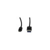 Rocstor Y10C145-B1 3FT/1M USB-C TO USB-A CABLE M/M USB 3.0 USB-C TO USB-A M/M BLACK