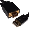 4xem 4XDPMVGAMCBL 6FT DISPLAYPORT TO VGA M TO M ADAPTER CONVERTER BLACK