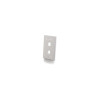 LEGRAND AV - C2G 03411 2PORT KEYSTONE WALLPLATE WHT