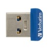 Verbatim 98711 64GB NANO USB 3.0 FLASH DRIVE STORE N STAY BLUE