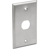 Eaton N206-FP01-IND EATON TRIPP LITE SERIES 1-PORT SINGLE GANG FACEPLATE, STAINLESS STEEL, INDUSTRIA