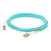 Addon ADD-LC-LC-40M5OM4 ADDON 40M LC TO LC AQUA OM4 DUPLEX OFNR (RISER-RATED) FIBER PATCH CABLE