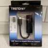 Trendnet TUC-ETG USB-C TO GIGABIT ETHERNET ADAPTER