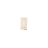 C2G 03410 1-PORT KEYSTONE WALLPLATE WHT
