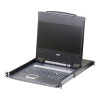 Aten CL6700MW THE CL6700MW DVI FULL HD LCD CONSOLE IS A SINGLE RAIL KVM CONSOLE FEATURING A 17