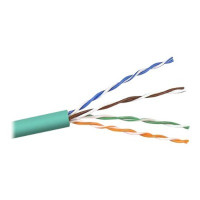 A7J304-1000-GRN 1000FT BULK CAT5E GREEN STRANDED CABLE 4PR 24AWG