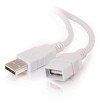 C2G 19003 1M USB A/A EXT CBL WHITE