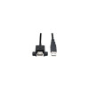 Eaton U024-06N-PM EATON TRIPP LITE SERIES USB 2.0 PANEL MOUNT EXTENSION CABLE (A M/F), 6-IN. (15.2