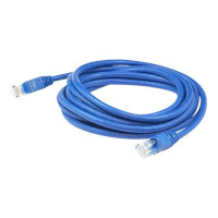 Addon ADD-5FSLCAT6-BE ADDON 5FT BLUE CAT 6 SLIM PVC ETHERNET CABLE SNAGLESS CLEAR-CLAW RJ-45 M/M