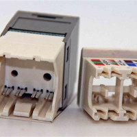 Panduit CJ688TGBL-24 24PK MINI COM MOD CAT6 UTP 8 POS 8 WIRE