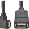 Eaton U052-06N-RA ADAPTER CABLE - USB MICRO-B LEFT CONNECTOR - MALE LEFT GENDER - USB-A RIGHT CONN