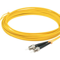 Addon ADD-ST-ST-1M9SMF ADDON 1M ST TO ST YELLOW OS2 DUPLEX OFNR (RISER-RATED) SMF FIBER PATCH CABLE