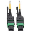 Eaton N390-01M-12-AP EATON TRIPP LITE SERIES MTP/MPO APC SINGLEMODE PATCH CABLE F/F, 12 FIBER, 40/100