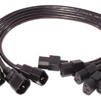 APC AP9890 APC POWER CORDS , INPUT CONNECTIONS: IEC-320 C14 , CORD LENGTH: 2 FEET ( 0.61 ME