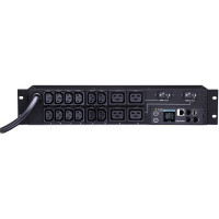 Cyber Power PDU31008 MONITORED PDU 240V CYBERPOWER 30A NEMA L6-30P INPUT 16 IEC C19 C13 OUTPUT 12FT C