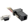 Eaton P440-89FM EATON TRIPP LITE SERIES DB9 TO RJ45 MODULAR SERIAL ADAPTER (M/F), RS-232, RS-422