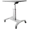 Startech STSCART MOBILE STANDING DESK ON WHEELS PORTABLE SIT STAND HEIGHT ADJ CART