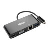 Eaton U444-06N-VB-AM EATON TRIPP LITE SERIES USB-C TO VGA ADAPTER WITH ALTERNATE MODE - DP 1.2, BLACK
