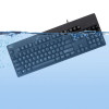 Adesso AKB-630UB ADESSO IP67 RATED WATERPROOF, ANTIMICROBIAL MULTIMEDIA USB KEYBOARD WITH 2X PRI