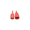 TRIPP LITE P004-006-ARD 6FT PWR EXTENSION CORD 18AWG 10A C14 TO C13 RED COMPUTER CABLE