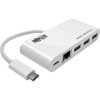 Eaton U460-003-3AG-C 3-PORT USB PORTABLE HUB ADAPTER USB-C TO 3XUSB-A RJ45/USB CHARGING
