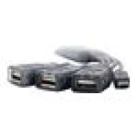 LEGRAND AV - C2G 27402 4PORT USB HUB/CABLE 1-USBAM 3-USBAF 1-MINI-B (4-PIN)